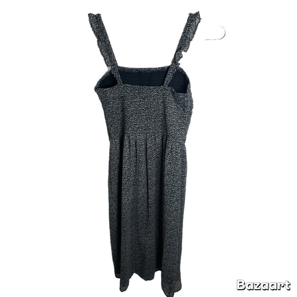 Abercrombie & Fitch Ditsy Floral Smocked Midi Dress - Picture 3 of 7